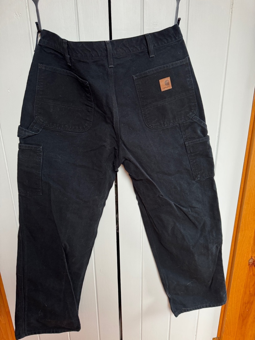 Men's Black Carhartt Work Pants - Picture 5 of 5